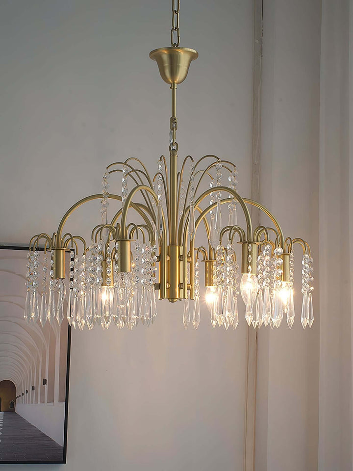 Lunva Chandelier – French Vintage Crystal Chandelier