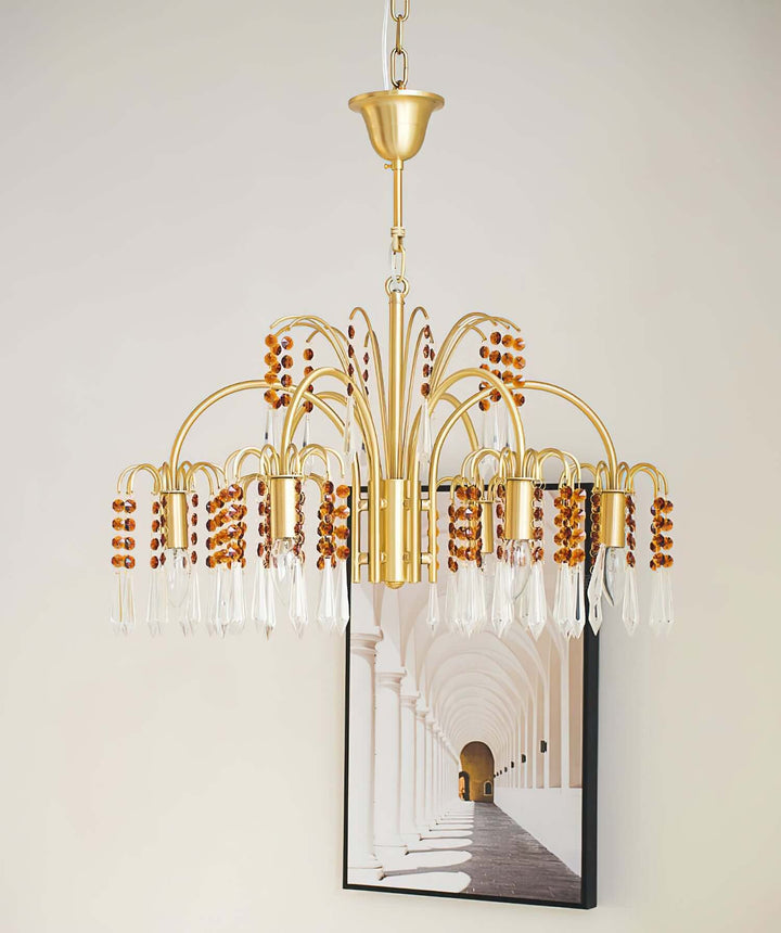Lunva Chandelier – French Vintage Crystal Chandelier