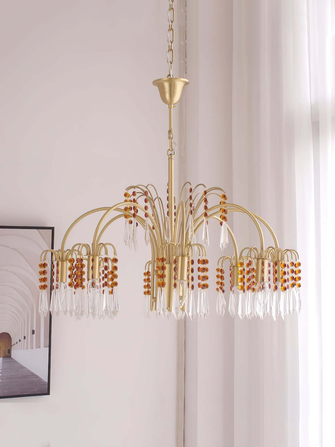 Lunva Chandelier – French Vintage Crystal Chandelier