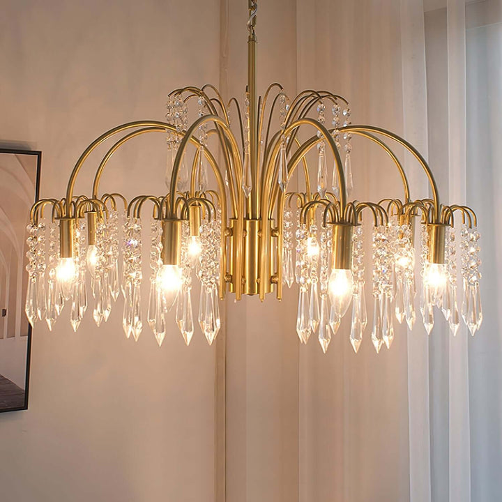 Lunva Chandelier – French Vintage Crystal Chandelier