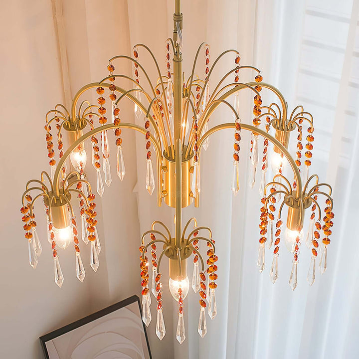 Lunva Chandelier – French Vintage Crystal Chandelier