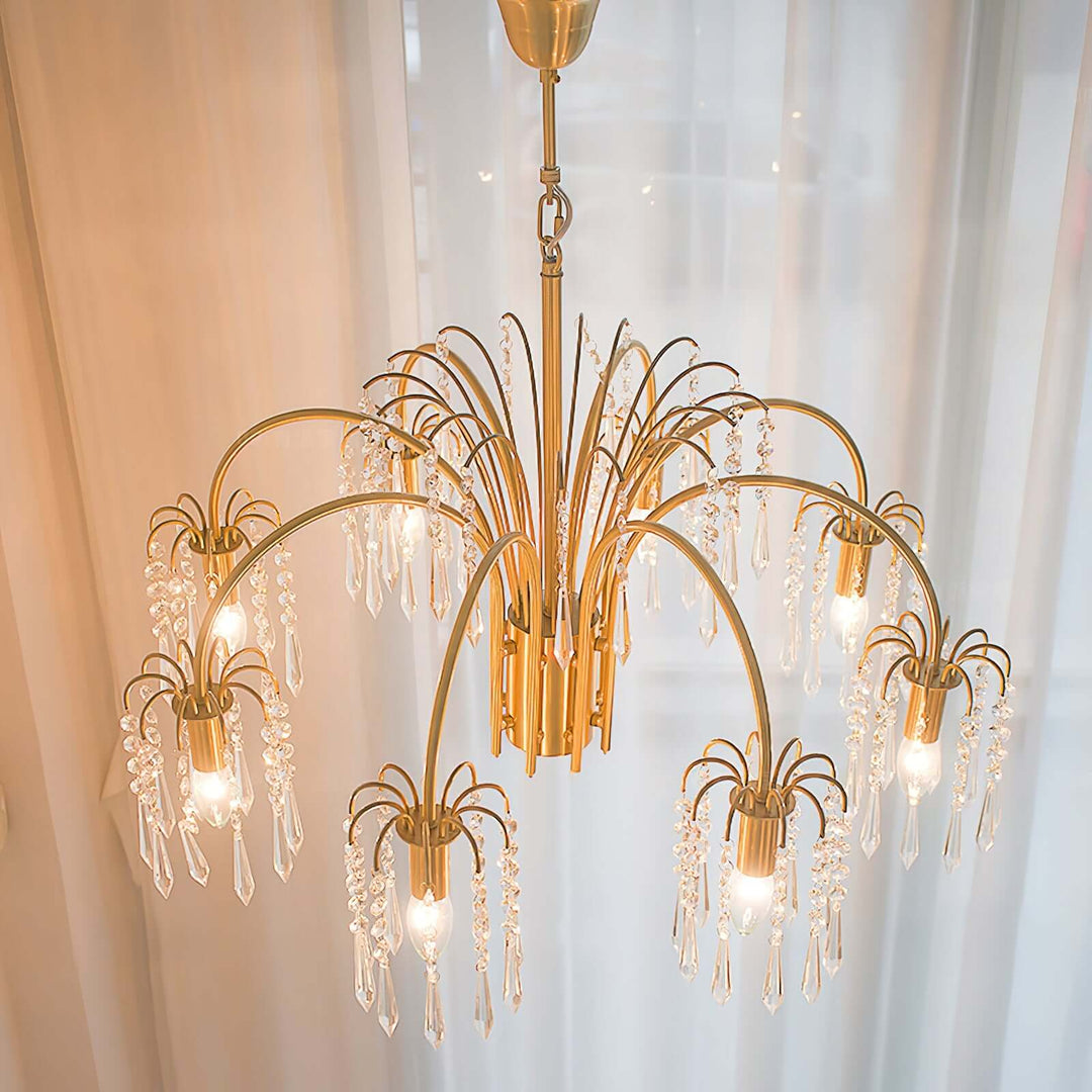 Lunva Chandelier – French Vintage Crystal Chandelier