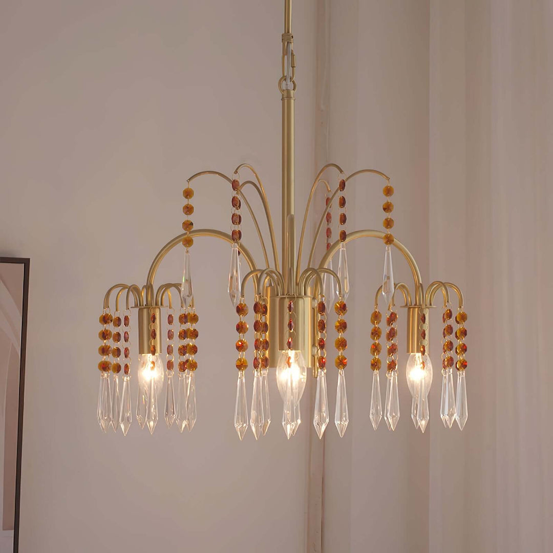 Lunva Chandelier – French Vintage Crystal Chandelier