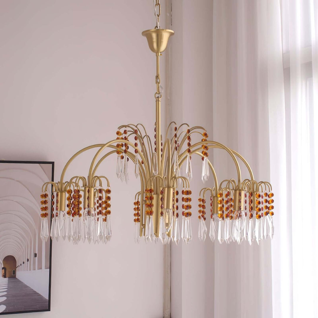 Lunva Chandelier – French Vintage Crystal Chandelier