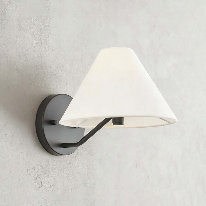 Lurean Wall Lamp – Vintage Simple Brass Fabric Aisle Lamp