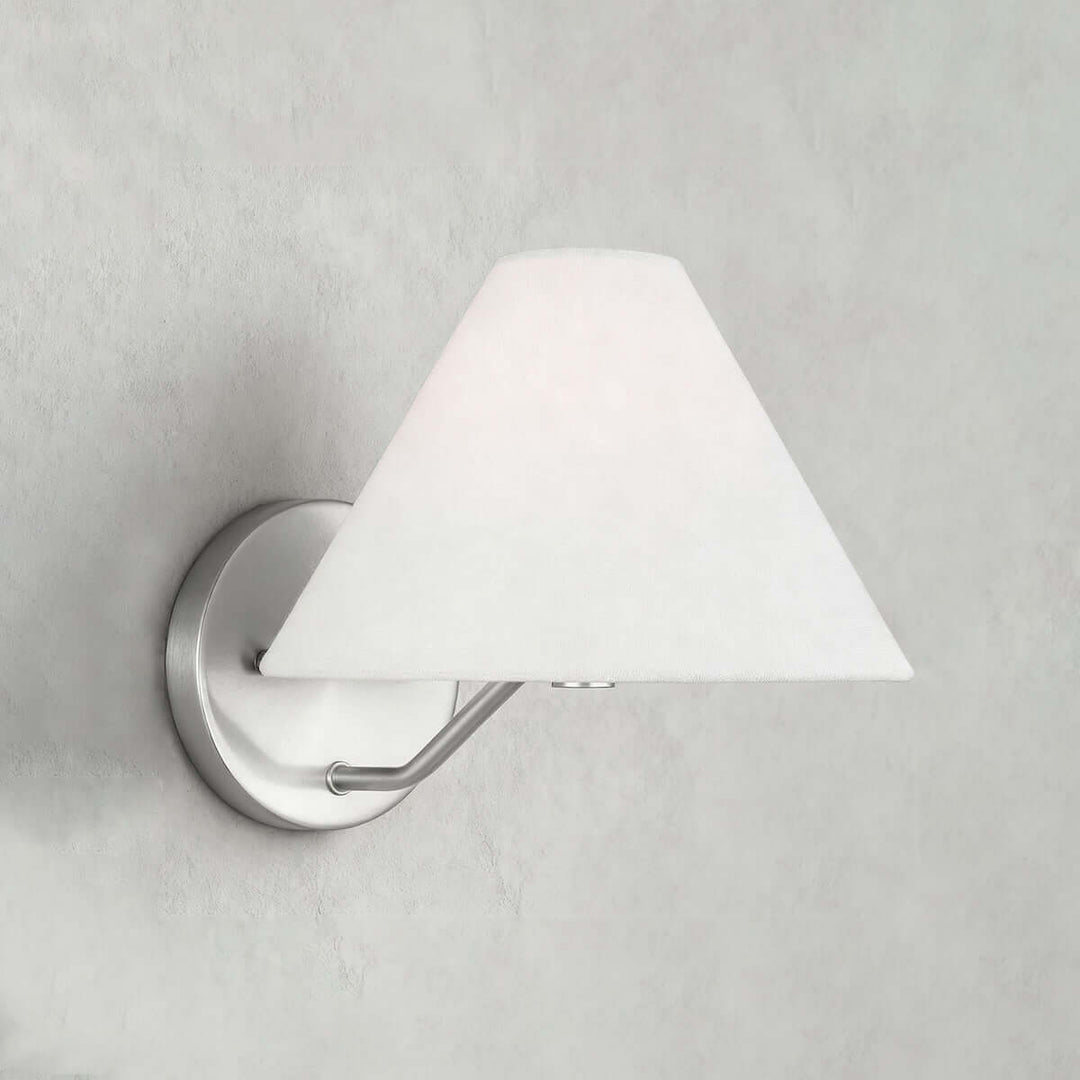 Lurean Wall Lamp – Vintage Simple Brass Fabric Aisle Lamp