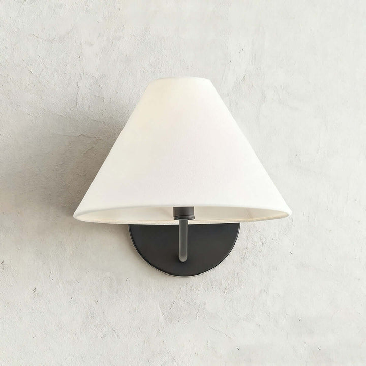 Lurean Wall Lamp – Vintage Simple Brass Fabric Aisle Lamp