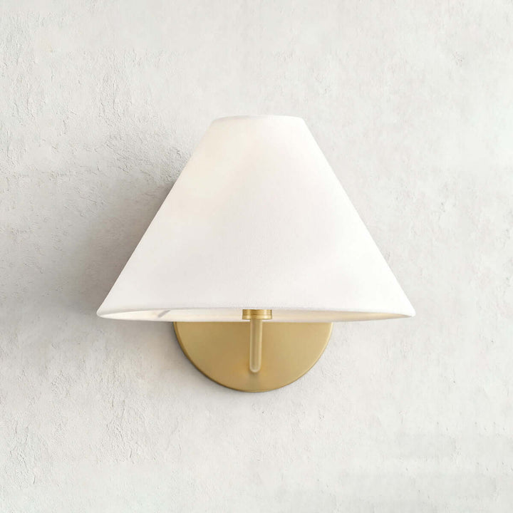 Lurean Wall Lamp – Vintage Simple Brass Fabric Aisle Lamp
