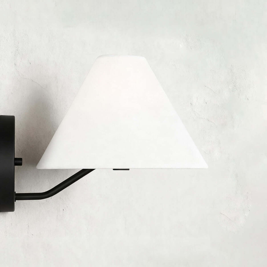 Lurean Wall Lamp – Vintage Simple Brass Fabric Aisle Lamp