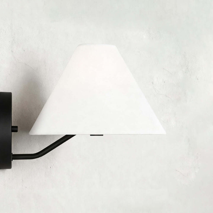 Lurean Wall Lamp – Vintage Simple Brass Fabric Aisle Lamp