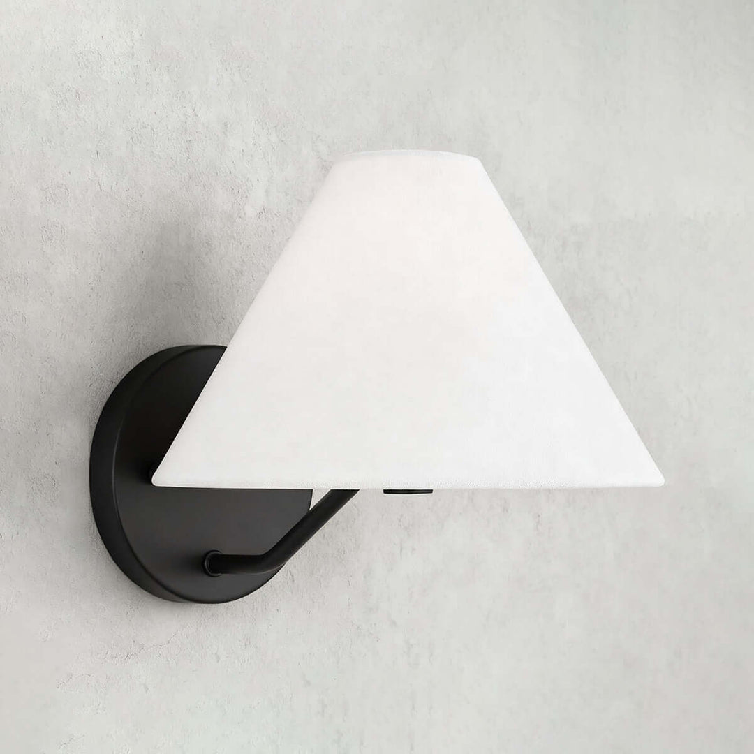 Lurean Wall Lamp – Vintage Simple Brass Fabric Aisle Lamp