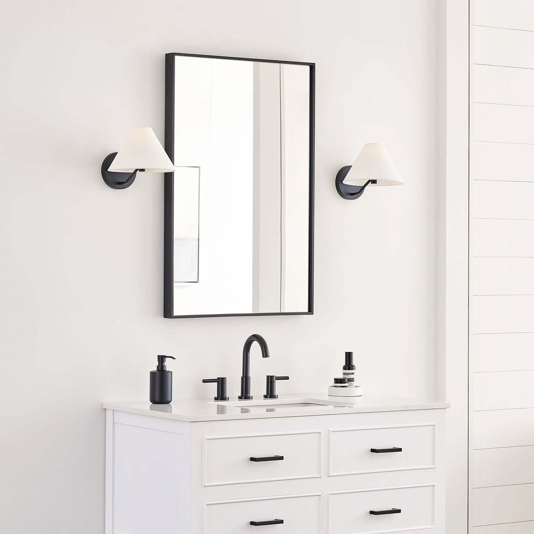 Lurean Wall Lamp – Vintage Simple Brass Fabric Aisle Lamp