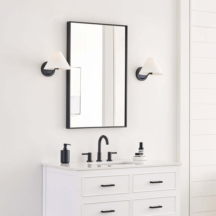 Lurean Wall Lamp – Vintage Simple Brass Fabric Aisle Lamp