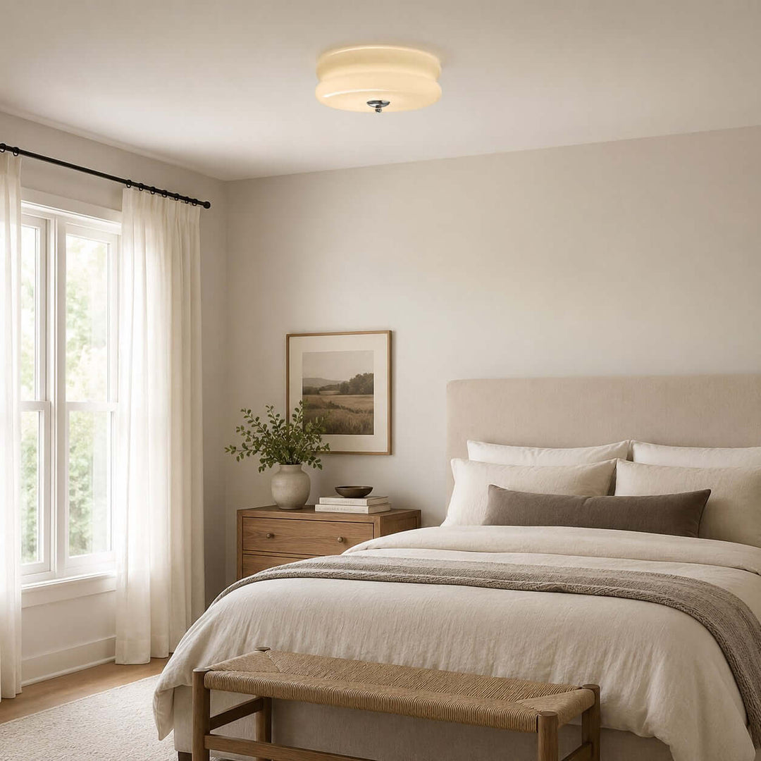 Lurien Ceiling Light – Minimalist LED Glass Ceiling Lamp | Vinlighting