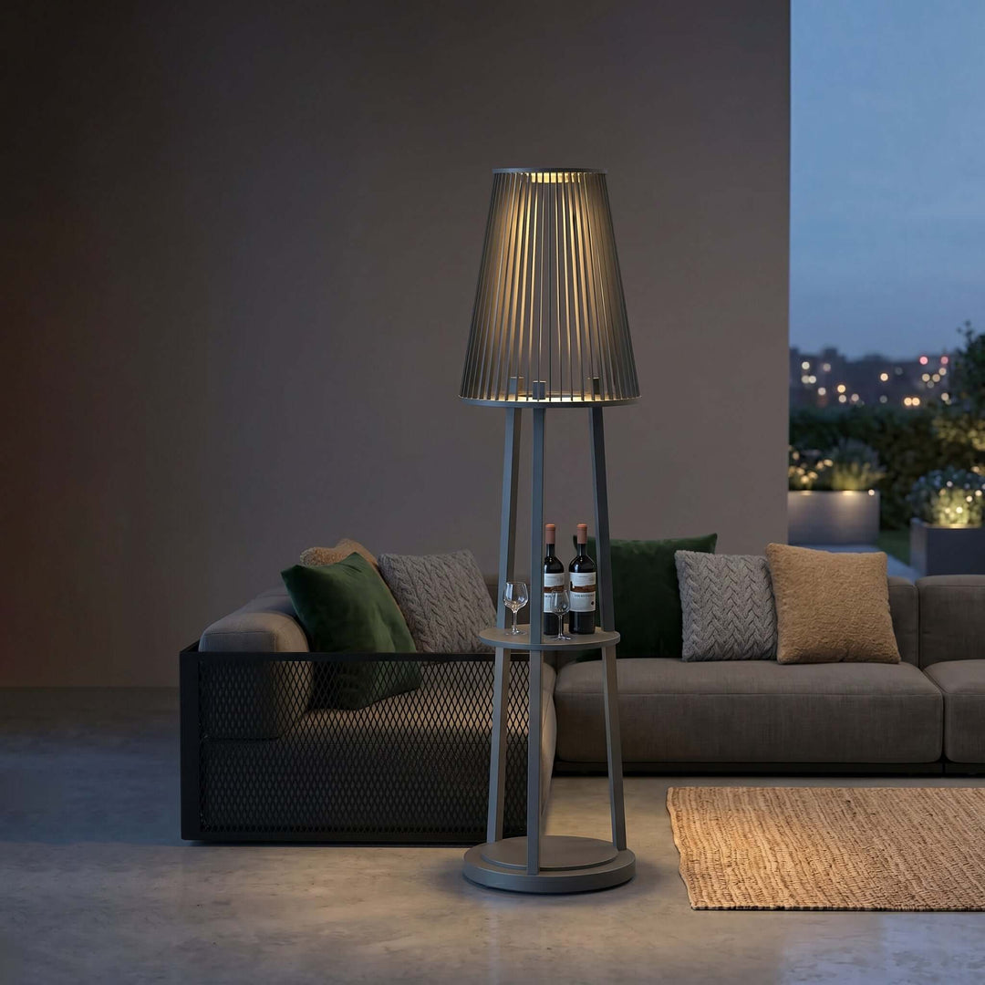 Lurnia Floor Lamp - American Minimalist LED Patio Light
