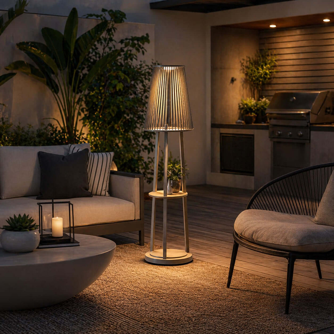 Lurnia Floor Lamp - American Minimalist LED Patio Light