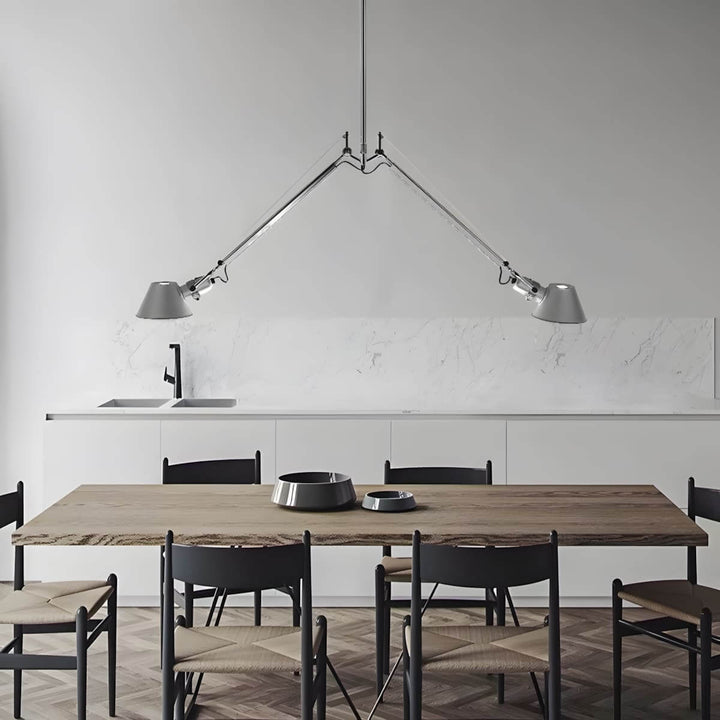 Lurvia Ceiling Light | Modern Double-Head Swing Arm Study Lamp