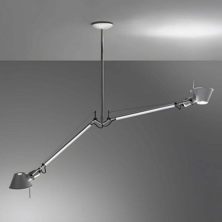 Lurvia Ceiling Light | Modern Double-Head Swing Arm Study Lamp