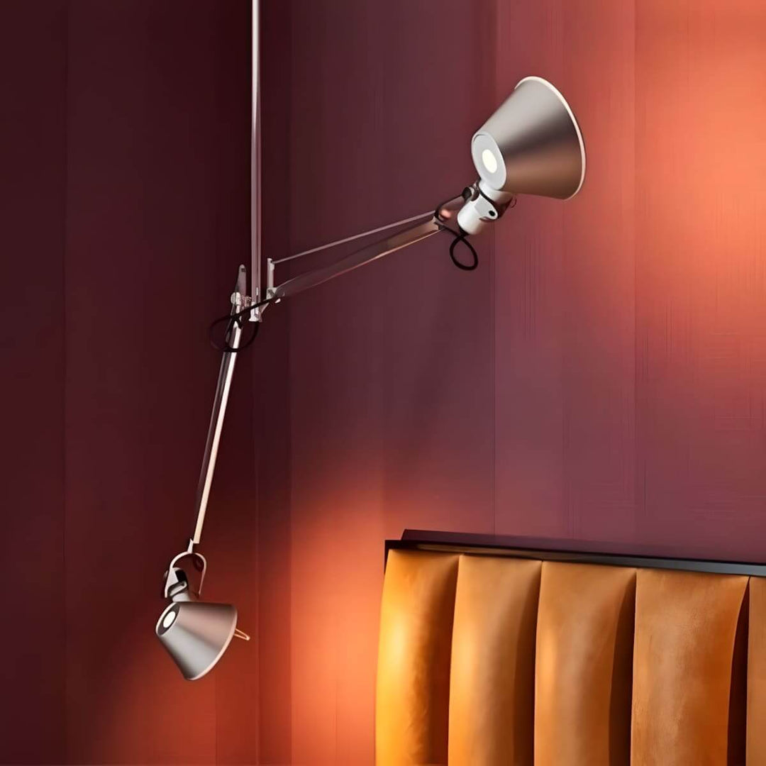 Lurvia Ceiling Light | Modern Double-Head Swing Arm Study Lamp