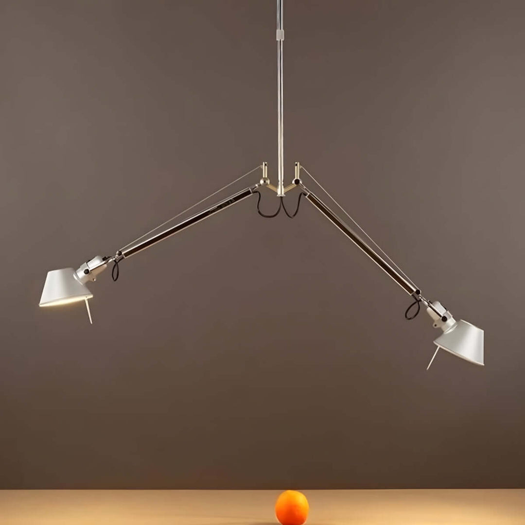 Lurvia Ceiling Light | Modern Double-Head Swing Arm Study Lamp