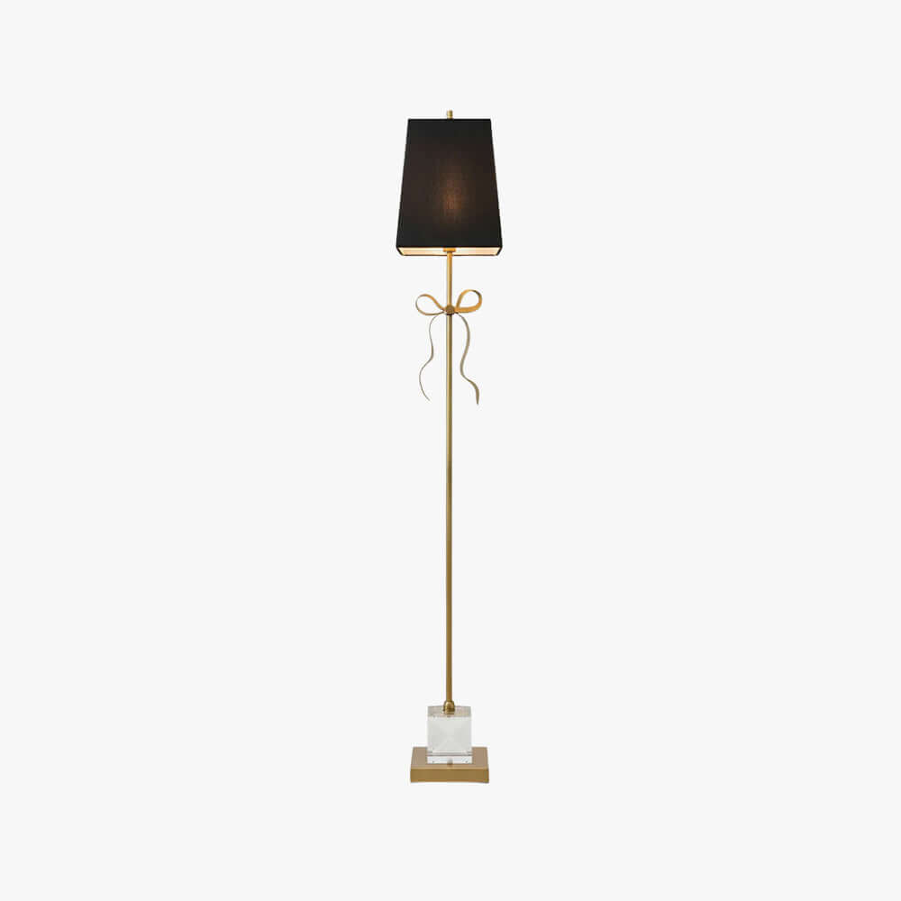Luvano Floor Lamp - French Elegance Creative Bow Fabric
