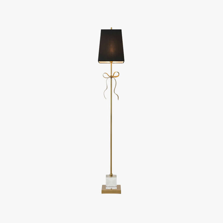 Luvano Floor Lamp - French Elegance Creative Bow Fabric