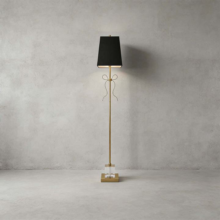 Luvano Floor Lamp - French Elegance Creative Bow Fabric