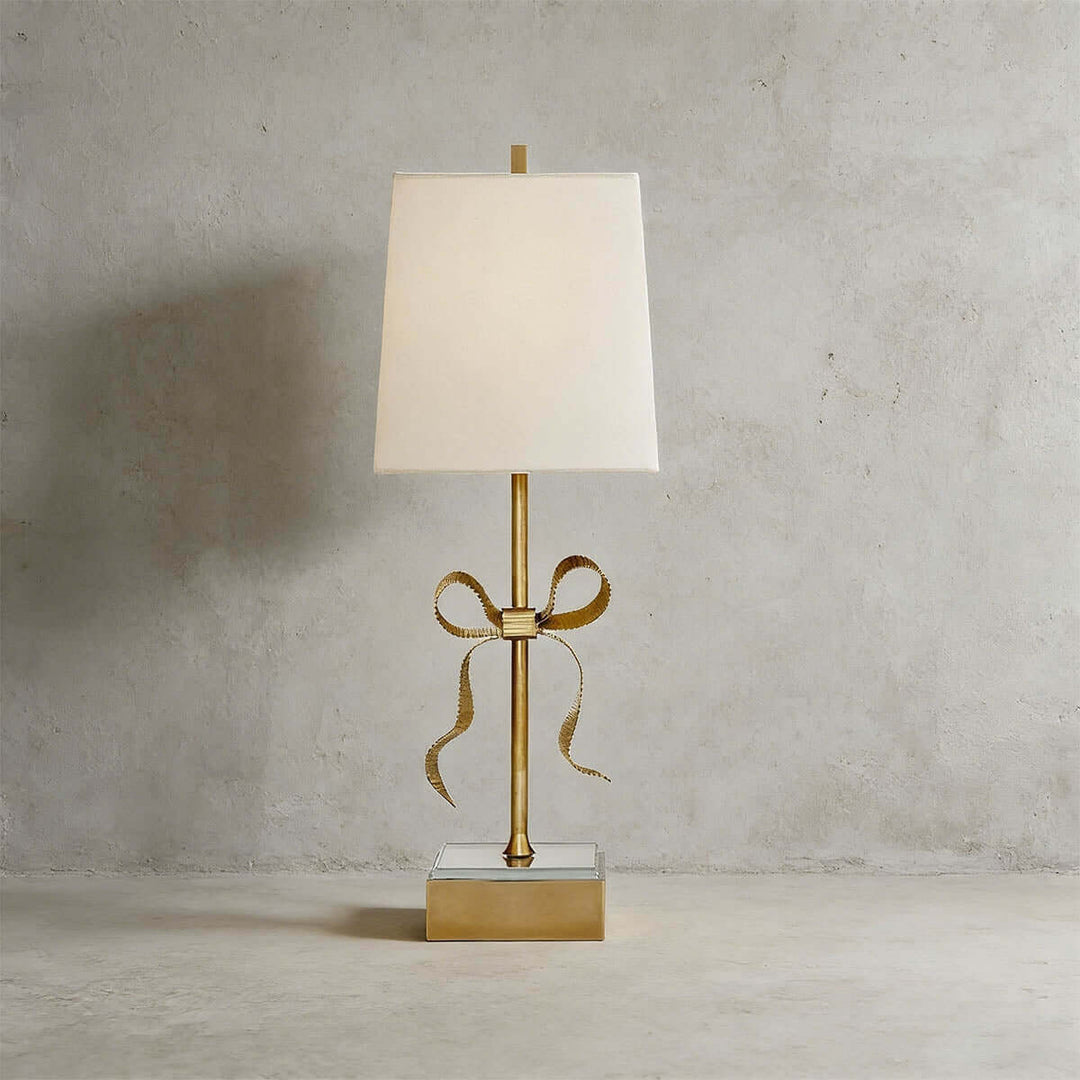 Luvano Table Lamp - French Creative Bow Fabric Reading Lamp