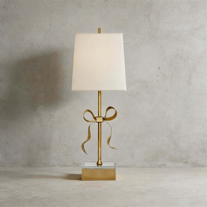 Luvano Table Lamp - French Creative Bow Fabric Reading Lamp
