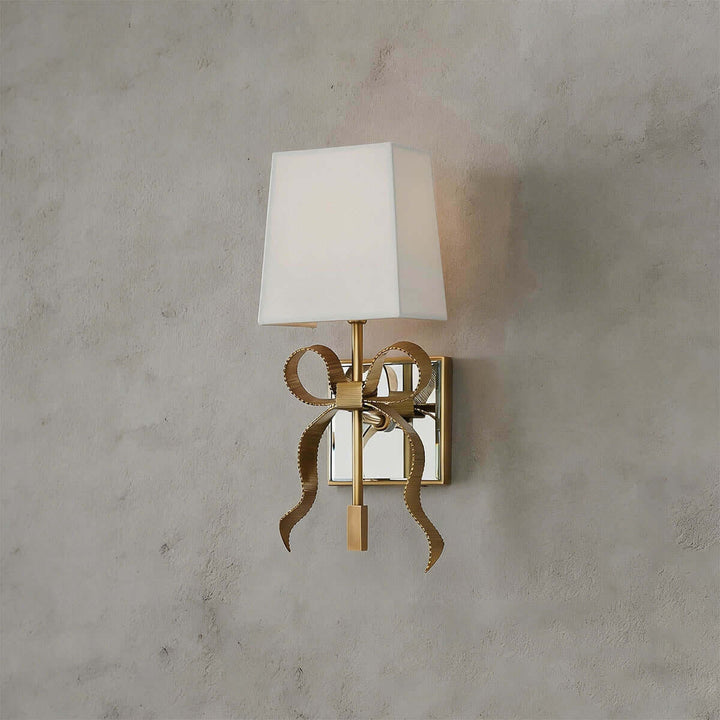 Luvano Wall Light - French Creative Bow Fabric Bedside Lamp