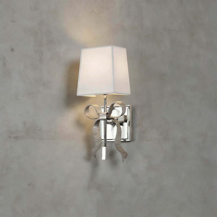 Luvano Wall Light - French Creative Bow Fabric Bedside Lamp