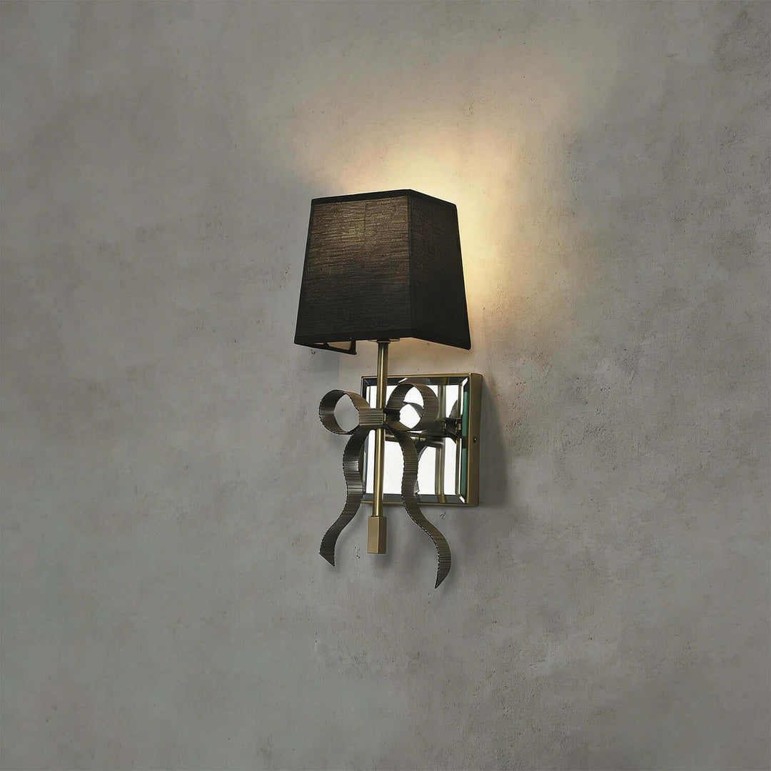 Luvano Wall Light - French Creative Bow Fabric Bedside Lamp