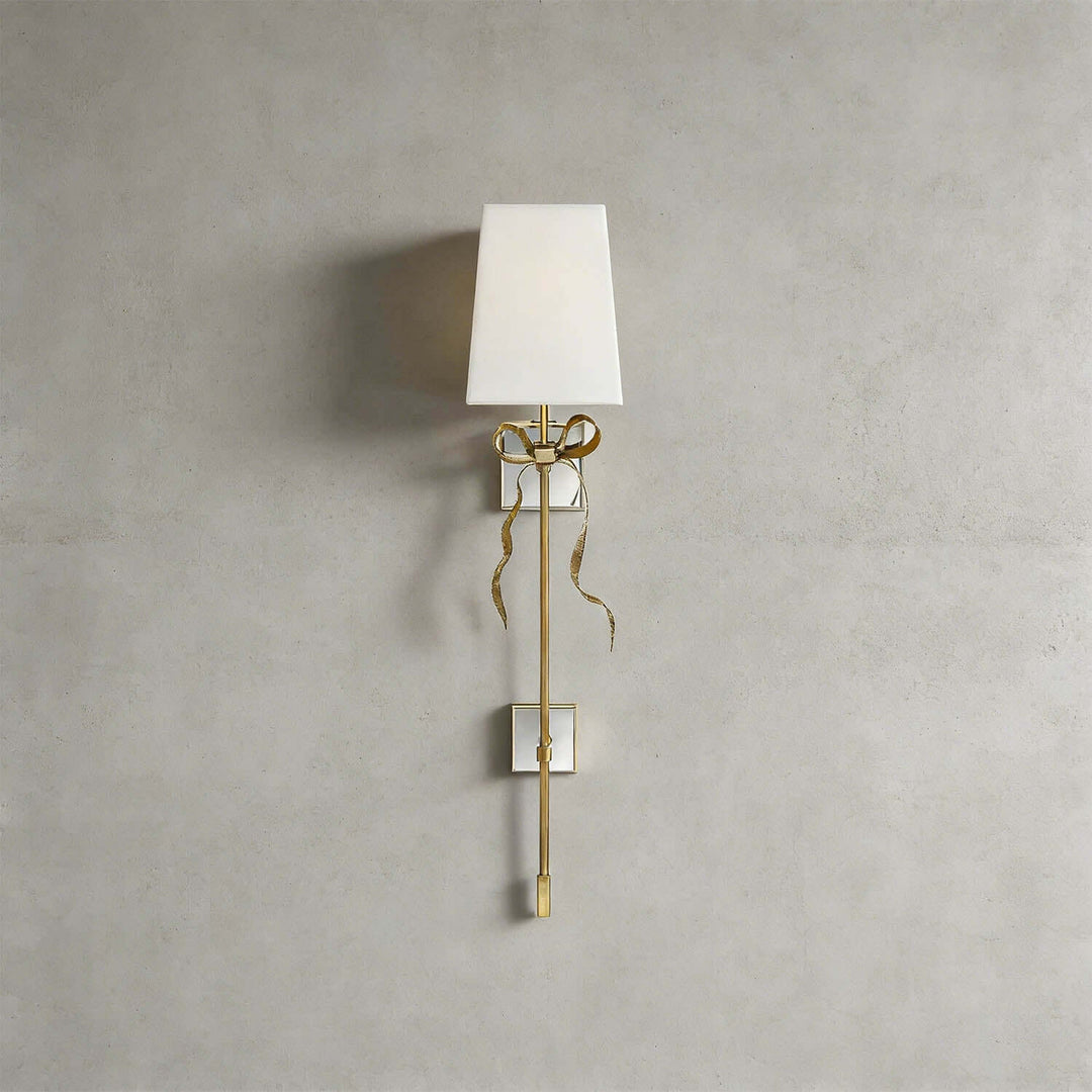 Luvano Wall Light - French Creative Bow Fabric Bedside Lamp