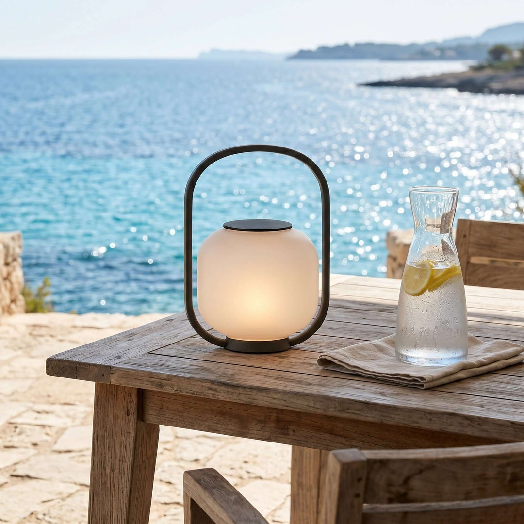 Luvano Outdoor Garden Lampp - Solar Patio Ambient Floor Lamp