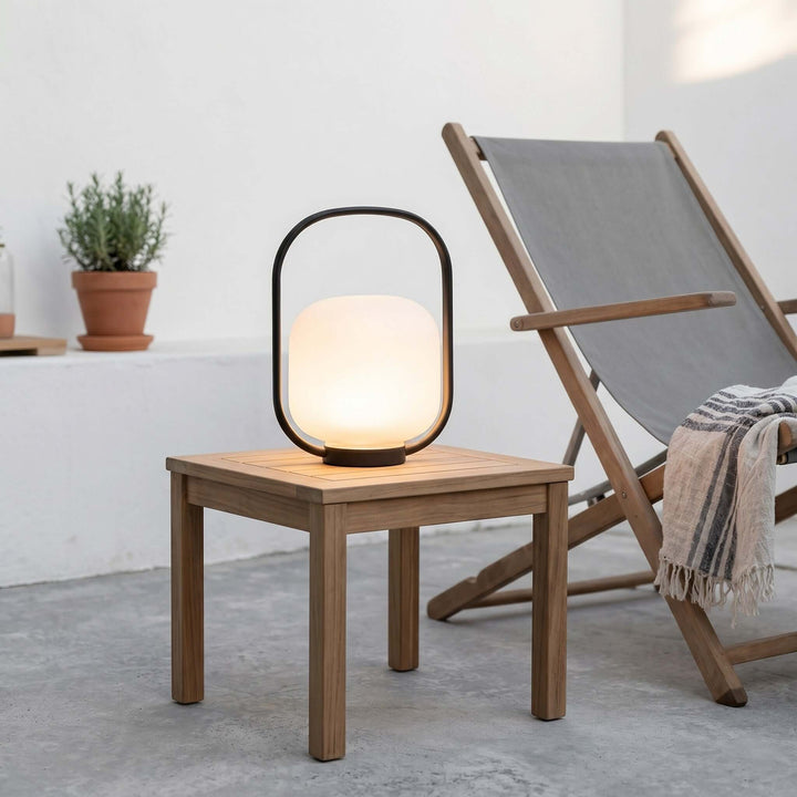 Luvano Outdoor Garden Lampp - Solar Patio Ambient Floor Lamp