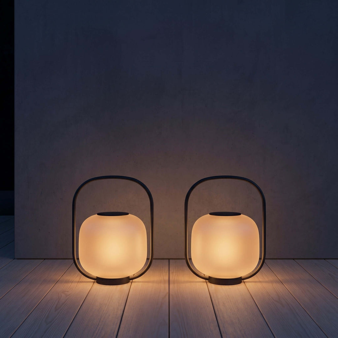Luvano Outdoor Garden Lampp - Solar Patio Ambient Floor Lamp
