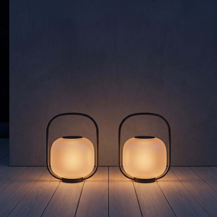Luvano Outdoor Garden Lampp - Solar Patio Ambient Floor Lamp