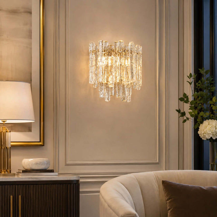 Luvira Wall Sconce - French Style Glass Wall Sconce for Wall