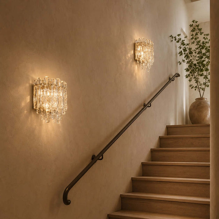 Luvira Wall Sconce - French Style Glass Wall Sconce for Wall