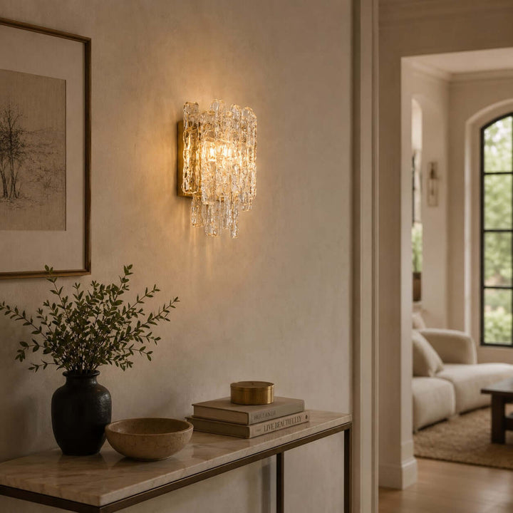 Luvira Wall Sconce - French Style Glass Wall Sconce for Wall