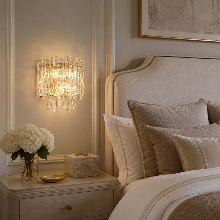 Luvira Wall Sconce - French Style Glass Wall Sconce for Wall