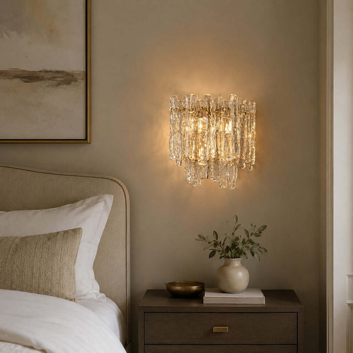 Luvira Wall Sconce - French Style Glass Wall Sconce for Wall