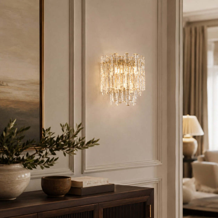 Luvira Wall Sconce - French Style Glass Wall Sconce for Wall