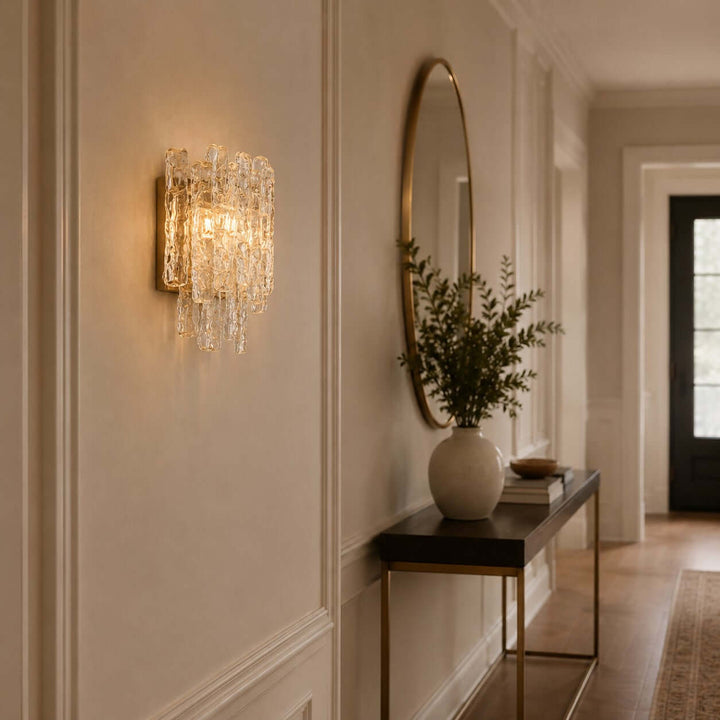 Luvira Wall Sconce - French Style Glass Wall Sconce for Wall