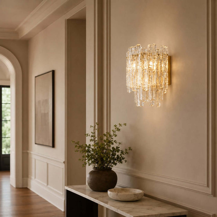 Luvira Wall Sconce - French Style Glass Wall Sconce for Wall