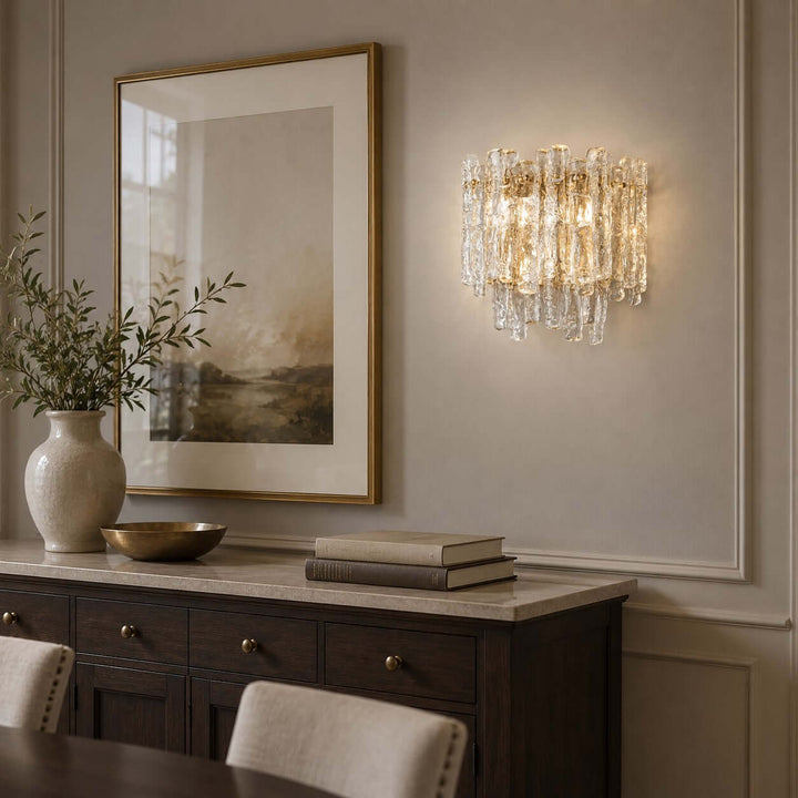 Luvira Wall Sconce - French Style Glass Wall Sconce for Wall