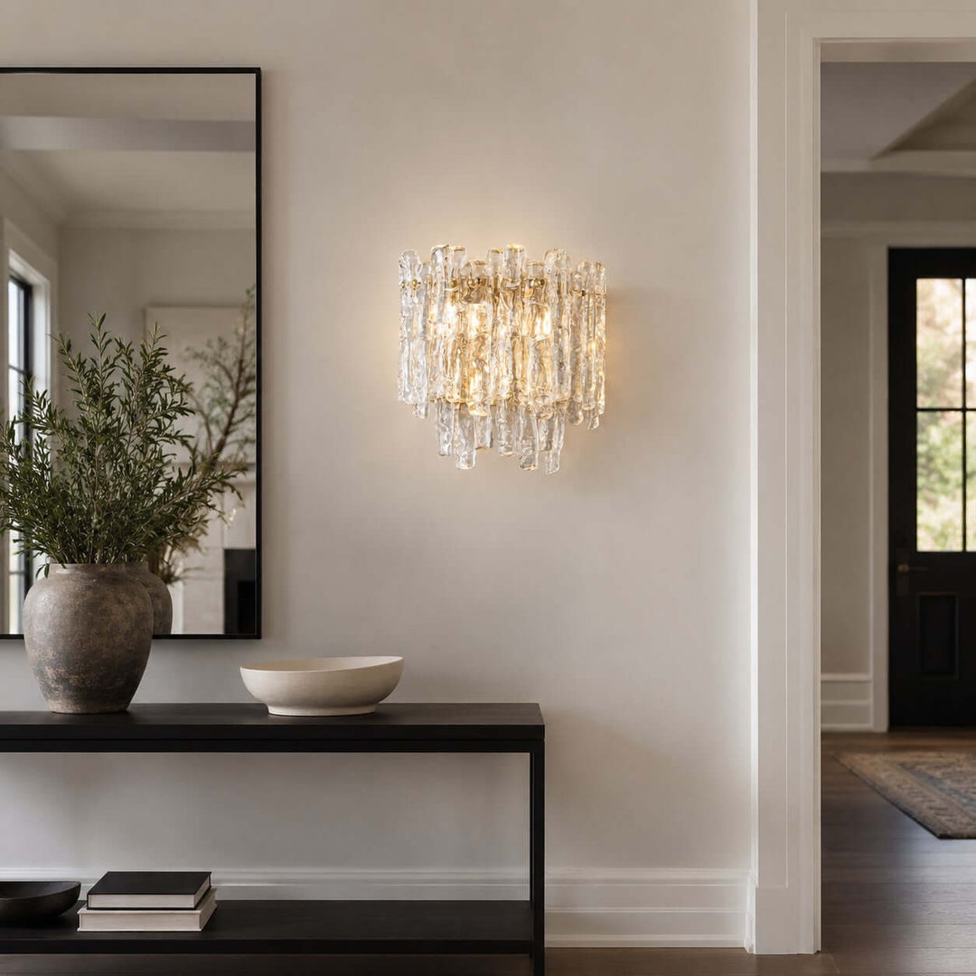 Luvira Wall Sconce - French Style Glass Wall Sconce for Wall