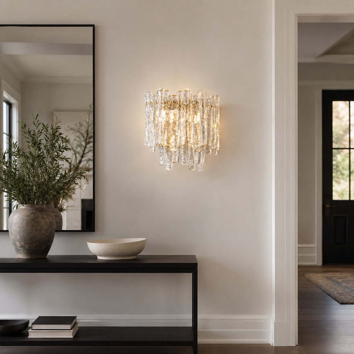 Luvira Wall Sconce - French Style Glass Wall Sconce for Wall