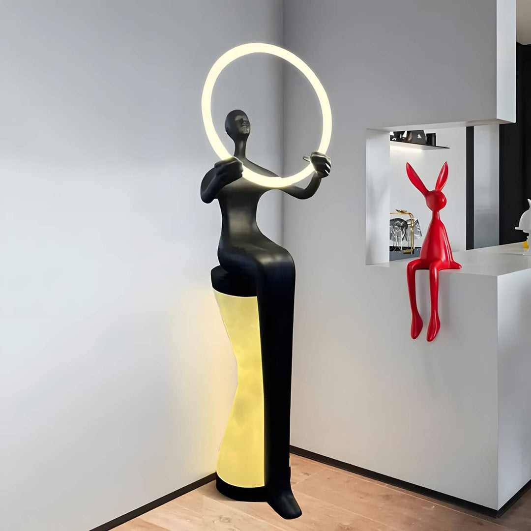 Luvoka Sculpture Floor Lamp – Living Room Art Decorative