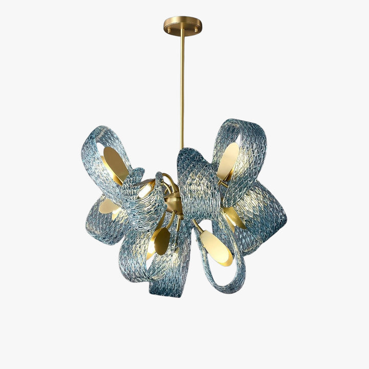 Luvonea Chandelier – Modern Stained Glass Dining Ligh | Vinlighting